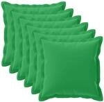 Kissenbezug 6 Stk. Houten Gr&uuml;n 70 X 70 Cm Polyester Vidaxl