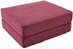 Fu&szlig;hocker Convertible, Kompakter Sessel Aus Cord Mit Schaumstoffpolsterung, Modular,