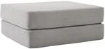 Fu&szlig;hocker Modular Aus Cord Faltbar Mit Schaumstoff Hoher Dichte, Umklappbar Zur