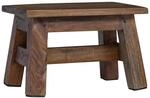 Hocker Natur 30 X 20 X 20 Cm Mahagoni Holz Vidaxl