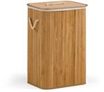W&auml;schekorb / W&auml;schesammler Falster 72 L Bambus Braun 1 Fach Hjh Living