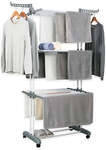 Herzberg - Hg 8034gry Beweglicher Kleiderstander - Grau