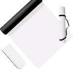 Relaxdays Yogamatte, 5 Mm Dick, 68 X 183 Cm, Mit Tragegurt, Rutschfest, Pu,