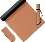 Relaxdays Yogamatte, 5 Mm Dick, 68 X 183 Cm, Mit Tragegurt, Rutschfest, Pu,