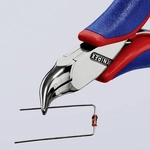 35 42 115 Elektriker Pr&auml;zisionszange 45&deg; Gebogen 115 Mm - Knipex