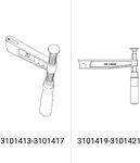 Komplettes Unterteil F&uuml;r Moment-schraubzwingen, Typ: 500 - Bessey