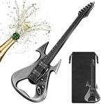 Flaschen&ouml;ffner E-gitarre Aus Metall, Personalisierbares Geschenk F&uuml;r M&auml;nner &