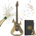 Gitarren Flaschen&ouml;ffner Bronze Mit Geschenkbox, Bier&ouml;ffner Deko F&uuml;r M&auml;nner &