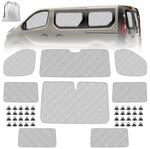 Wohnmobil Sonnenschutz 8-teilig F&uuml;r Renault Trafic Lwb 2015-2024 Mit Tasche