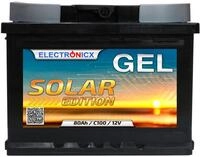Solarbatterie 12v 80ah Electronicx Solar Edition Gel Batterie Solar Akku