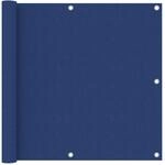 Balkon-sichtschutz Blau 90x500 Cm Oxford-gewebe Vidaxl