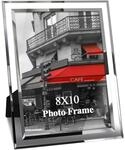 Glas Bilderrahmen 10x8 8x10 20x25 Cm Schlicht Elegant F&uuml;r Fotos Deko