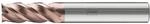 Pferd Tools Vhm-fr&auml;ser &Oslash;5mm, 4 Schneiden, 2xdc, Fase 0,1mm 45&deg;, Tialsin