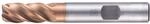 Pferd Tools Vhm-fr&auml;ser &Oslash;6mm, 4 Schneiden, 2xdc, Radius 0,5mm, Altin / Tisixn