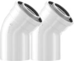 Abgaszubeh&ouml;r Fc-ce60-45 2xbogen 45 Gr, D:60/100, Ausgleich 100mm - Bosch