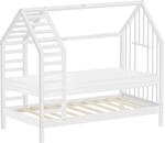 Ml-design Kinderbett 80x160 Cm Mit Matratze & Lattenrost, Hausbett Mit Dach,