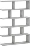 Wandregal Betongrau 70 X 17 X 101 Cm Holzwerkstoff Vidaxl