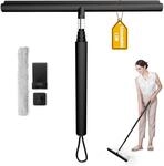Duschabzieher Mit Teleskopstiel 30-120cm, Ohne Bohren, F&uuml;r Bad & Fenster
