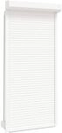 Rollladen Wei&szlig; 100 X 210 Cm Aluminium Und Polyurethan Vidaxl