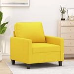 Sessel Hellgelb 60 Cm Stoff Vidaxl