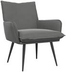Sessel Dunkelgrau Samt Vidaxl