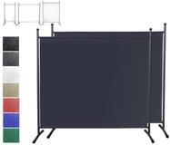 Quick-star - 2 St&uuml;ck Paravent 180 X 78 Cm Stoff Raumteiler Klein Stellwand Trennwand