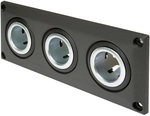 Procar - Einbausteckdose Mit 3 Powersteckdosen Belastbarkeit Strom Max.=20 A 12...