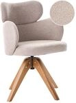 Esszimmerstuhl Drehbar Marcy Boucl&eacute; Beige