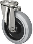 Cascoo R&uuml;ckenlochlenkrolle &Oslash; 125 Mm Serie R4e2 Kugellager Edelstahl