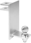 Wiltec Anh&auml;ngerkupplung + Kupplungskugel 50 Mm, Kombikupplung 260 X 140 Mm Und