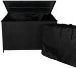 Monster Shop - Rattan Kissenbox Gro&szlig;e 138cm 582l Auflagenbox Gartenbox Outdoor