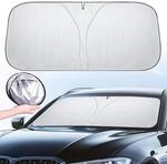 Sonnenschutz Frontscheibe Auto 136x65cm, Uv Hitzeschutz, Selbsthaftend