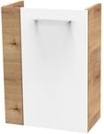 Fackelmann - Sbc Beckenunterschrank 45 - Front Wei&szlig; Hochglanz -