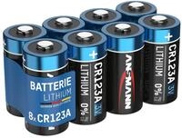 Cr123a 3v Lithium Batterie, 8 St&uuml;ck - Ansmann