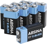Absina 9 V Block-batterie Alkali-mangan 580 Mah 9 V 8 St.