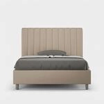 Modernes Franz&ouml;sisches Doppelbett Mit Stauraum 140x200 Agueda F - Beige