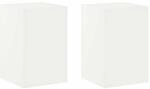Pflanzenst&auml;nder 2 Pcs Wei&szlig; 40 X 40 X 60 Cm Stahl Vidaxl