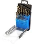 Metallbohrer Hss M35 Kobalt 1-10mm 19tlg. Din338 Split Point 135&deg;