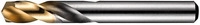 Dormer - Kurzbohrer Mit Zylindrischem Schaft Hss Din 1897n 135&deg; Tin-tip 8,9 Mm