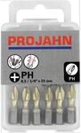 Projahn 1/4" Star Bit, L 25mm Ph2 Zrn, 10er Pack