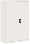 Vidaxl File Cabinet White 90x40x140 Cm Steel