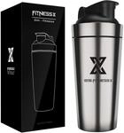 Edelstahl Shaker 700ml Sport Fitness Yoga Gym Mixer Bottle Vacuum