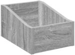 Lp Plattenbox Sonoma-grau 23 X 33 X 16 Cm Holzwerkstoff Vidaxl