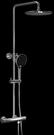 Duschsystem Bernstein 4011 Thermostat Duschs&auml;ule Handbrause Duschkopf