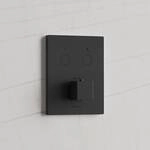 Kronenbach Smart Push Thermostat Unterputz F&uuml;r 2 Verbraucher, Eckige...