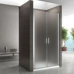I-flair Duscht&uuml;ren, Nischent&uuml;ren Aus 6 Mm Satiniertem Sicherheitsglas Breite: 80-83