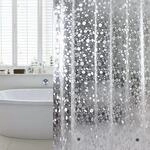Duschvorhang 183x183cm Anti-schimmel Wasserdicht Mit Magneten 3d Steinmuster