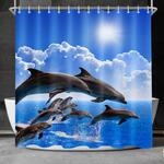 Duschvorhang 160x160 Cm Delphine, Wasserabweisend, Schimmelresistent, Waschbar