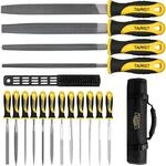 Feilenset Metall 17tlg Mit Werkzeugtasche, Inkl. 12 Nadelfeilen, 4...