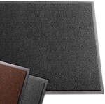 Rutschfest Fu&szlig;matte Schmutzfangmatte, L&auml;ufer Flur D&uuml;nn Grau-schwarz 90x120cm -